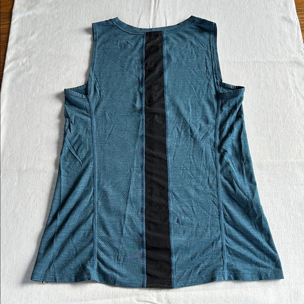 Smartwool Merino Sport 150 Tank M Marlin Blue Heather - Picture 2 of 8